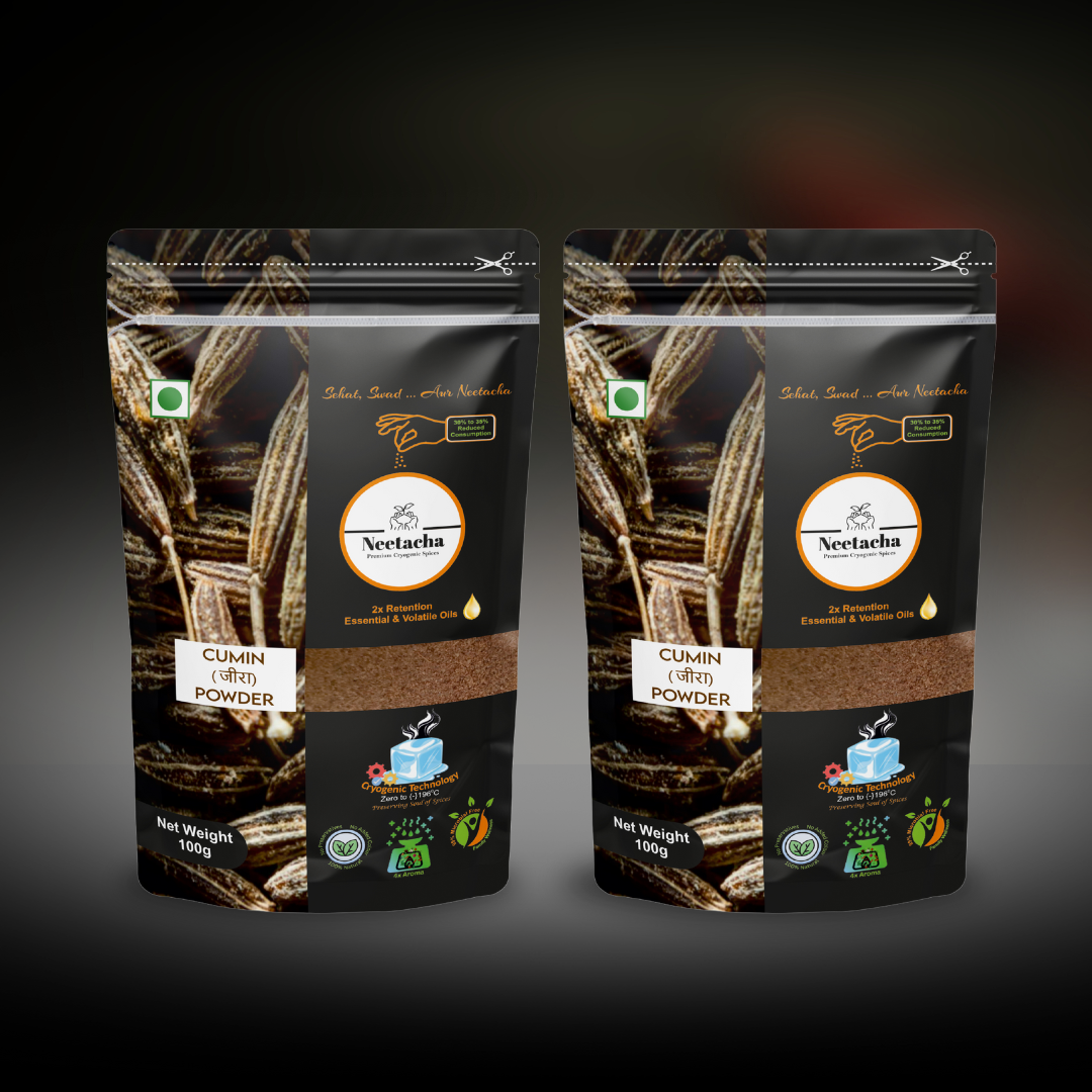 NEETACHA Premium Cryogenic Cumin Powder Combo | 200g