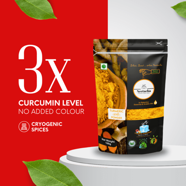 NEETACHA Premium Cryogenic Garam Masala, Coriander, Turmeric, Red Chilli | 400g - Image 4